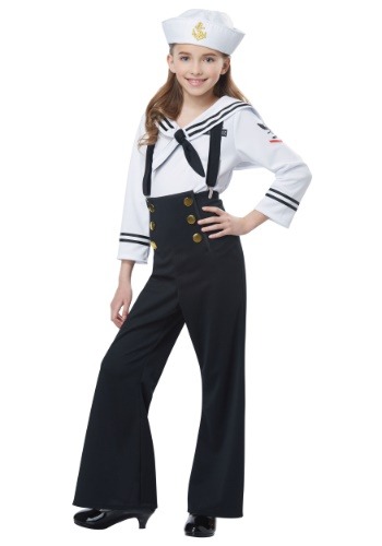 Click Here to buy Sailor Girl Girls Costume from HalloweenCostumes, CDN Funds & Shipping