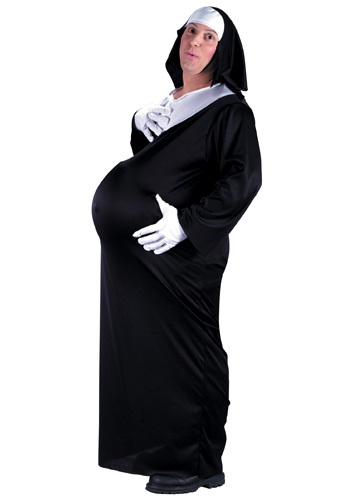 Click Here to buy Pregnant Nun Costume from HalloweenCostumes, CDN Funds & Shipping