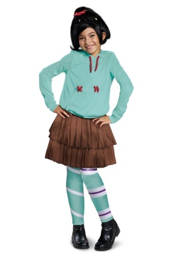 Click Here to buy Wreck It Ralph 2 Deluxe Vanellope Girls Costume from HalloweenCostumes, CDN Funds & Shipping
