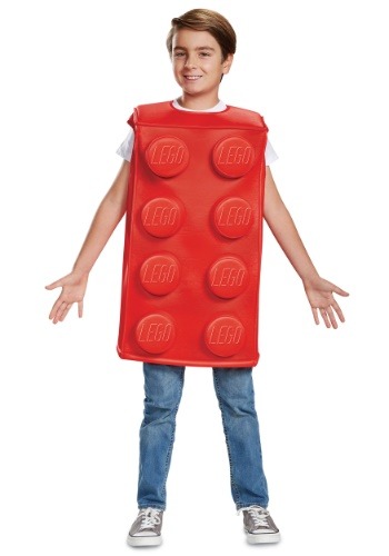 Click Here to buy Lego Kids Red Brick Costume | Kids Funny Costumes from HalloweenCostumes, CDN Funds & Shipping