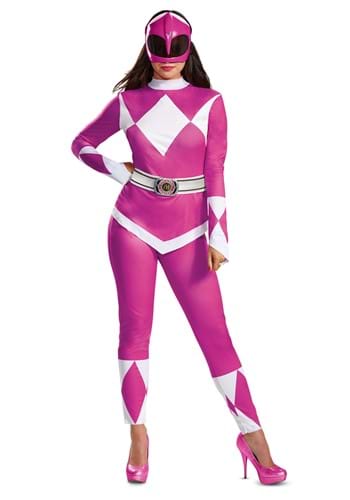 Click Here to buy Power Rangers Pink Ranger Womens Costume from HalloweenCostumes, CDN Funds & Shipping