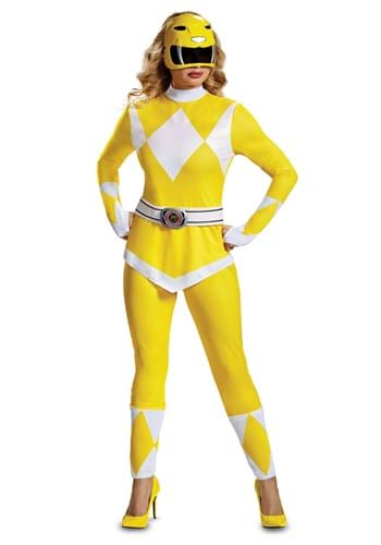 Click Here to buy Womens Power Ranger Yellow Ranger Costume from HalloweenCostumes, CDN Funds & Shipping