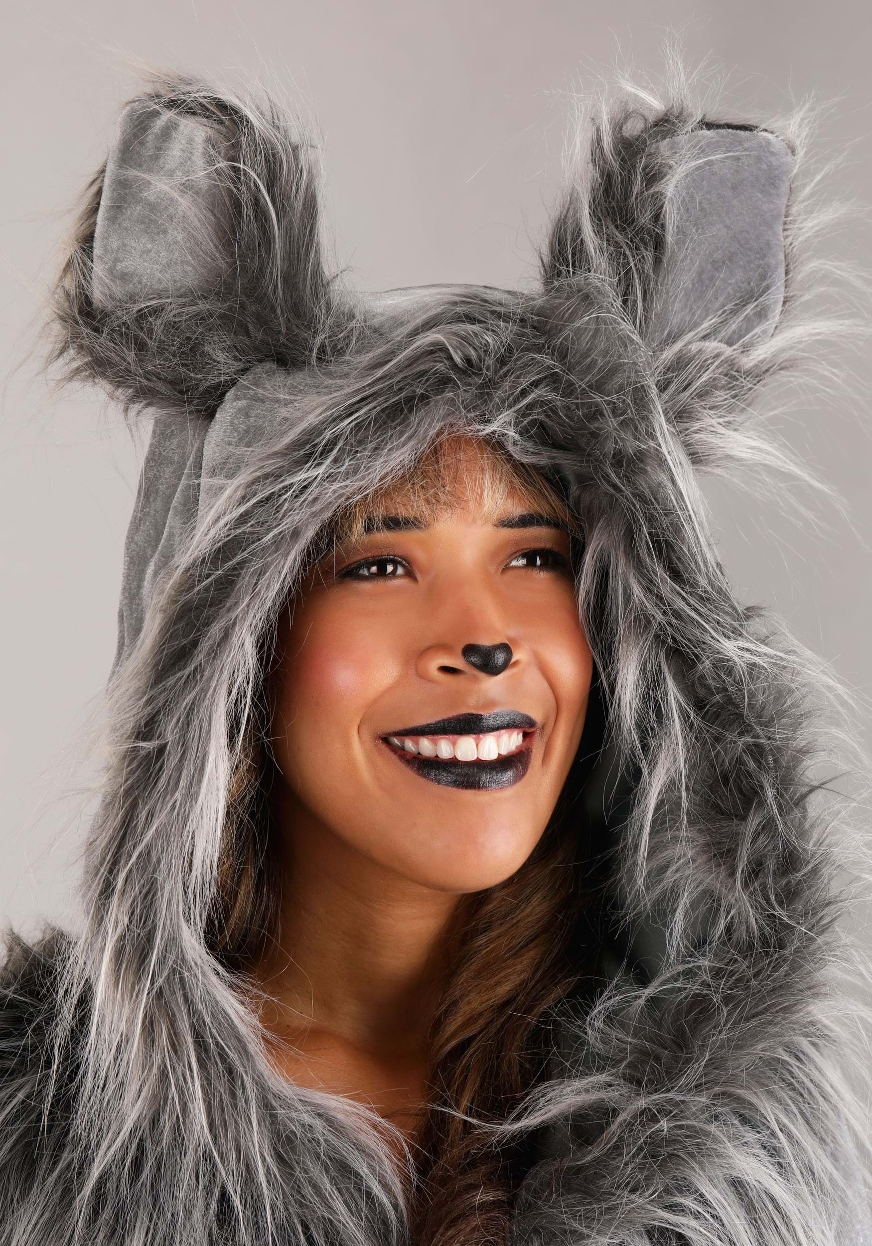 Women's Grey Wolf Costume Dress , Werewolf Costumes