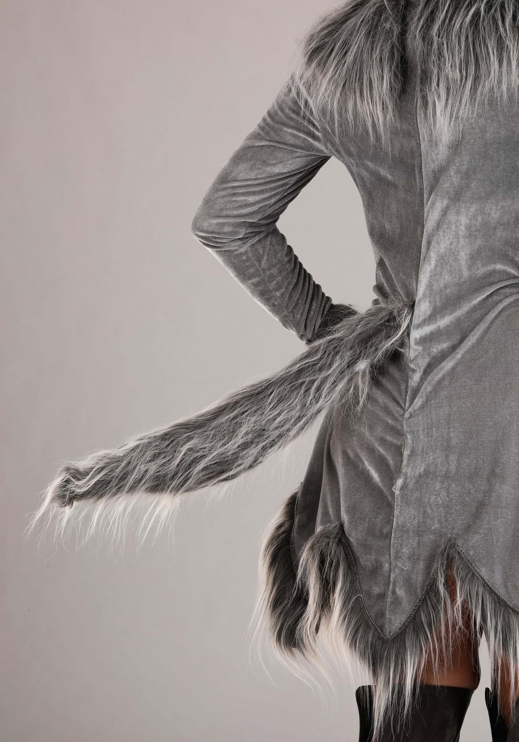 Women's Grey Wolf Costume Dress , Werewolf Costumes