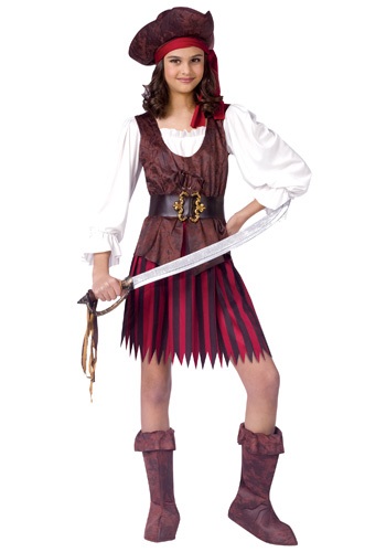 Click Here to buy High Seas Pirate Girl Costume | Kids Pirate Costumes from HalloweenCostumes, CDN Funds & Shipping