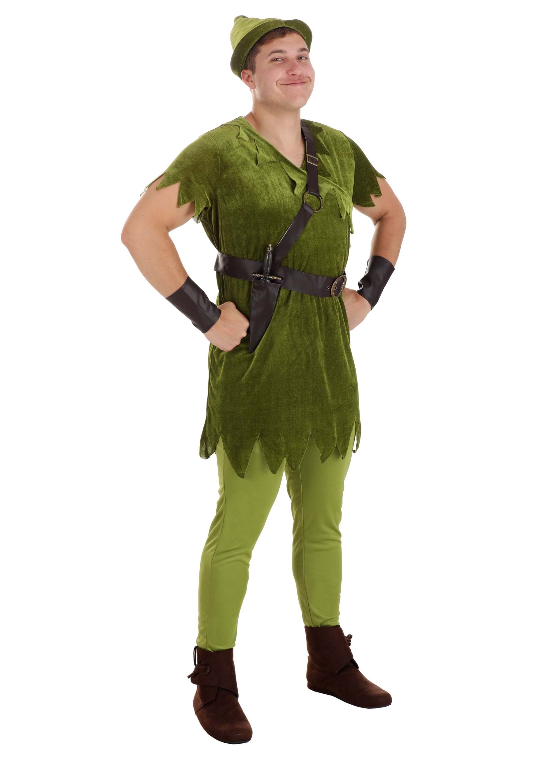 Classic Peter Pan Adult Costume , Storybook Character Costumes
