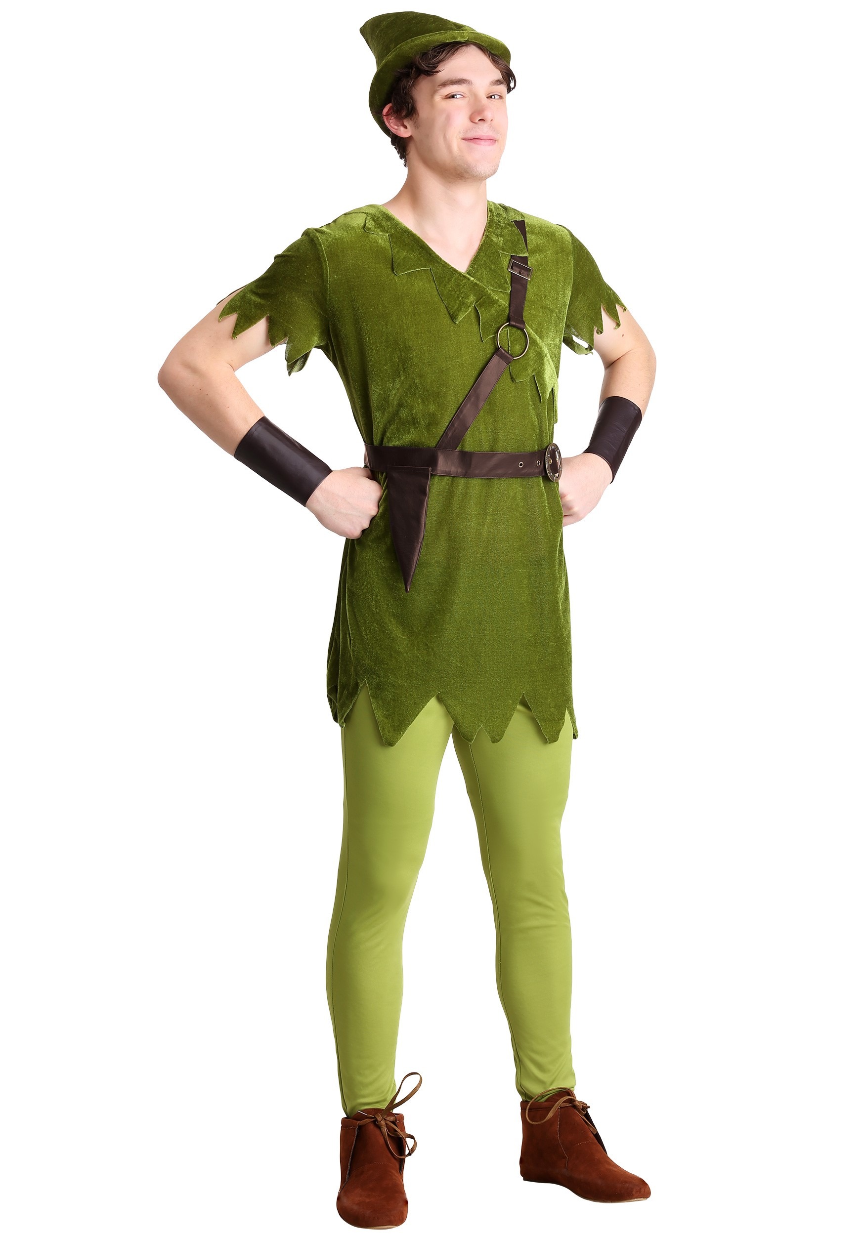Men's Plus Size Storybook Peter Pan Costume | Storybook Costumes