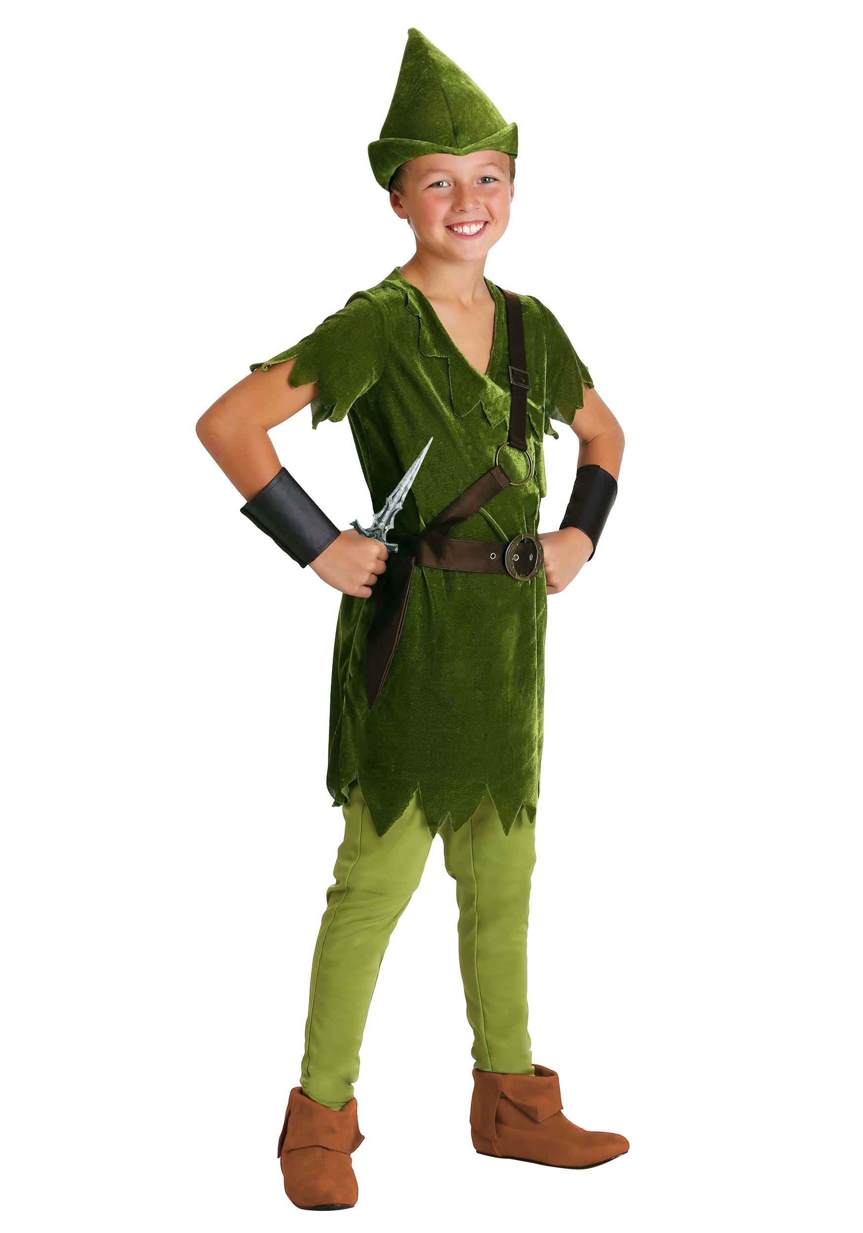 Fun Costumes Child's Classic Peter Pan Costume Green Xl