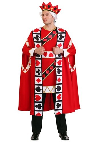Plus Size King of Hearts Costume Mens