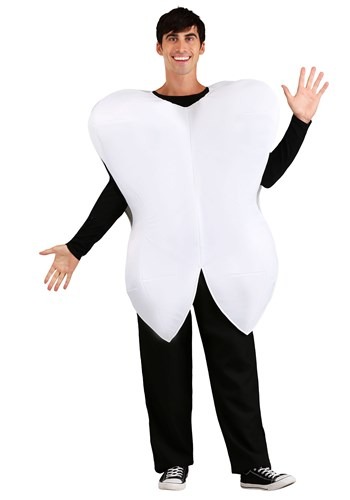 Click Here to buy Tooth Adult Costume | Funny & Unique Halloween Costumes from HalloweenCostumes, CDN Funds & Shipping