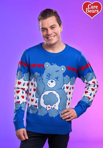 Adult Grumpy Bear Care Bears Ugly Christmas Sweater UPD 1