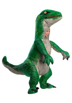 Kid's Inflatable Green Velociraptor Costume