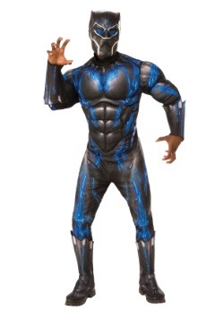 Adult Deluxe Black Panther Blue Costume