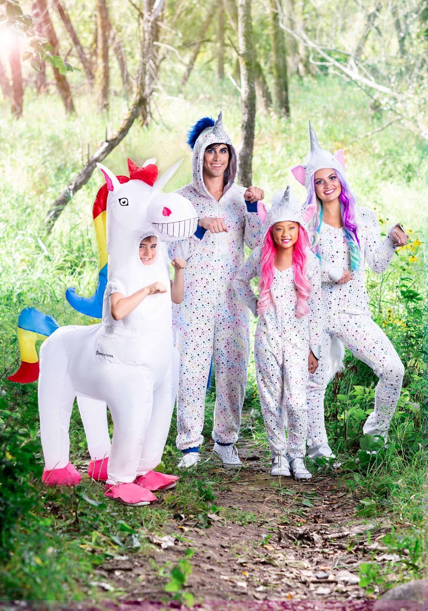 Giant Inflatable Unicorn Costume For A Child
