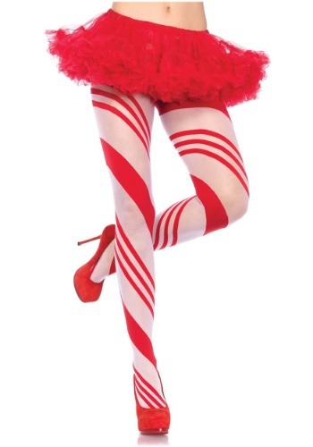 Click Here to buy Womens Candy Cane Tights from HalloweenCostumes, CDN Funds & Shipping
