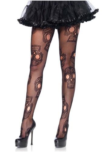 Click Here to buy Womens Day of the Dead Tights from HalloweenCostumes, CDN Funds & Shipping