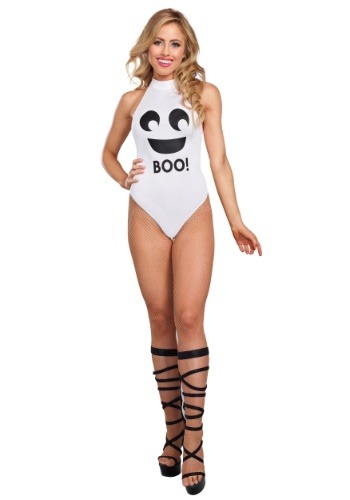 Click Here to buy Womens Ghost Bodysuit Costume from HalloweenCostumes, CDN Funds & Shipping