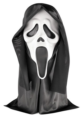 Click Here to buy Scream Movie Adult Mask | Horror Movie Accessories from HalloweenCostumes, CDN Funds & Shipping