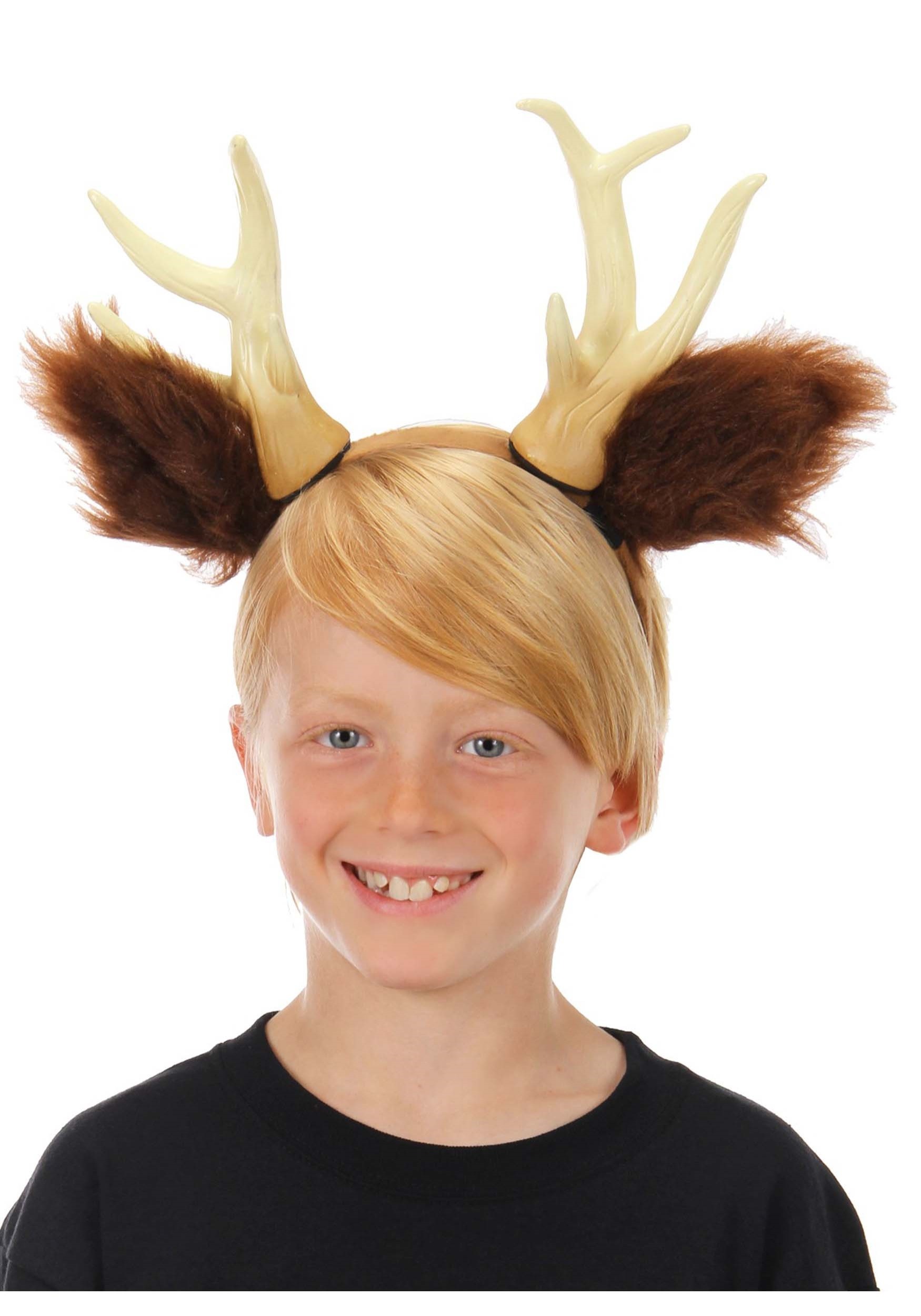 Antlers With Ears Deer Headband