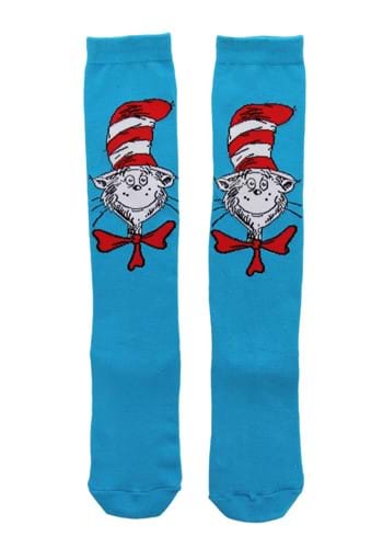 Click Here to buy Dr. Seuss The Cat in the Hat - Knee High Sock from HalloweenCostumes, CDN Funds & Shipping
