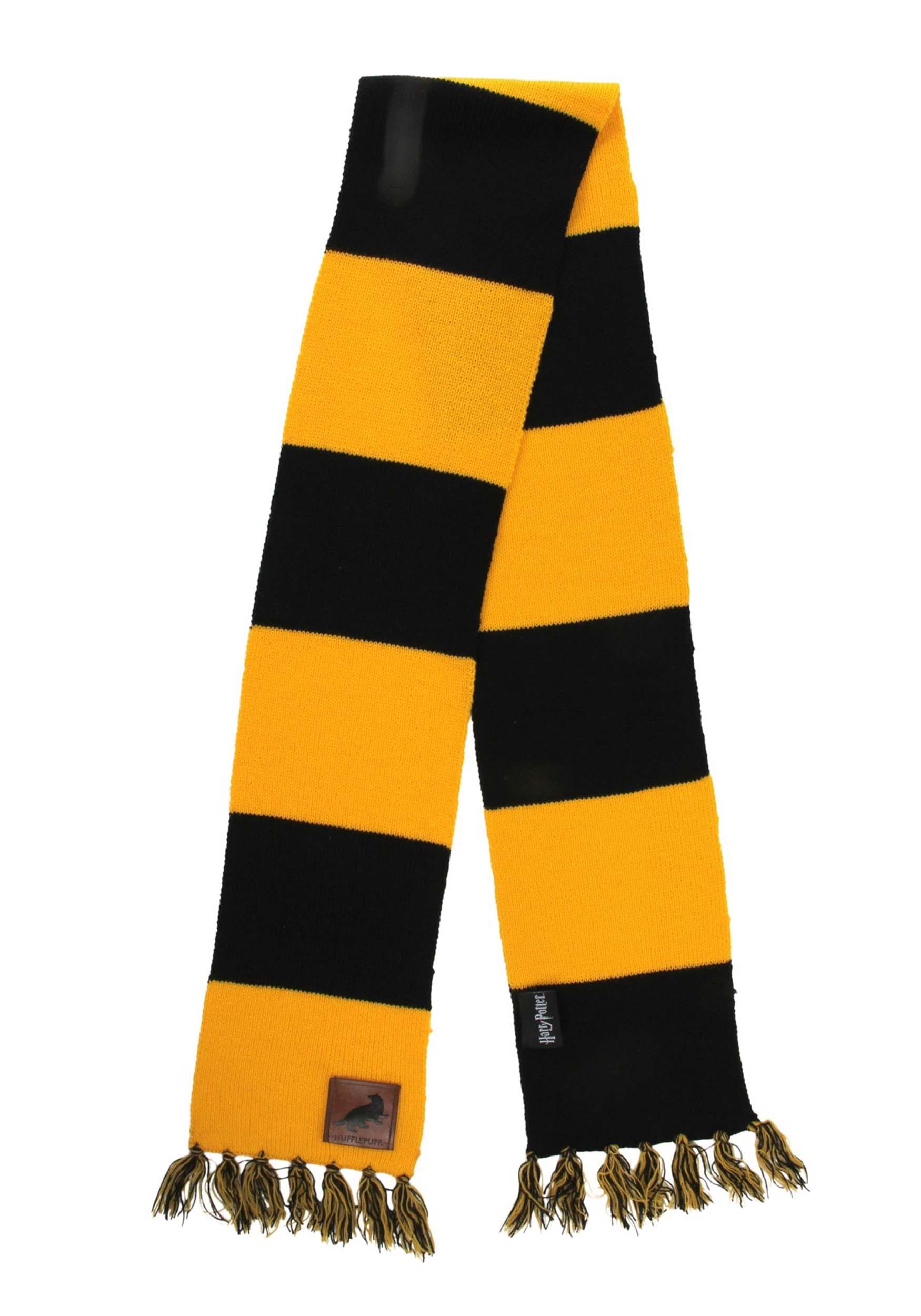 Harry Potter Hufflepuff Striped Scarf | Harry Potter Gifts