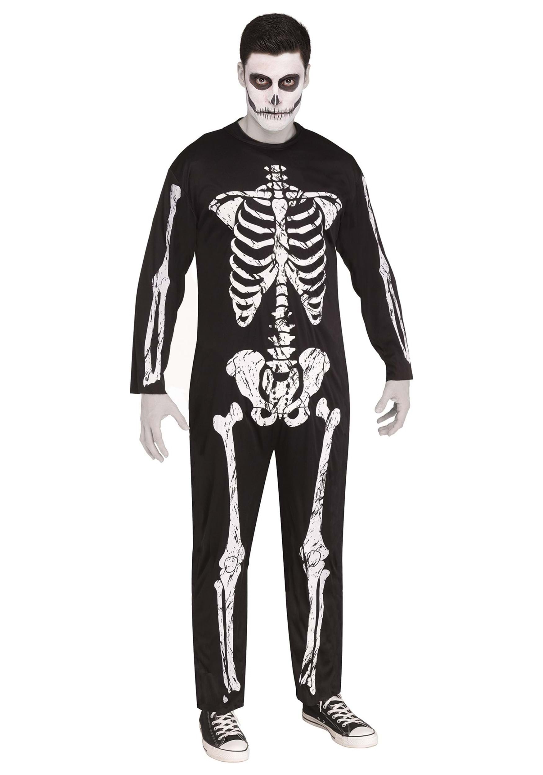 Halloween Fever Skeleton and Skeleton Tights - Adult Costume