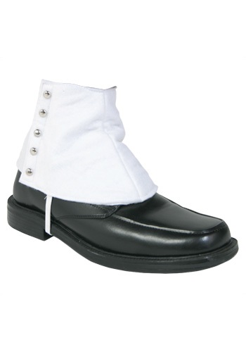 Click Here to buy Gangster Shoe Spats Accessory from HalloweenCostumes, CDN Funds & Shipping