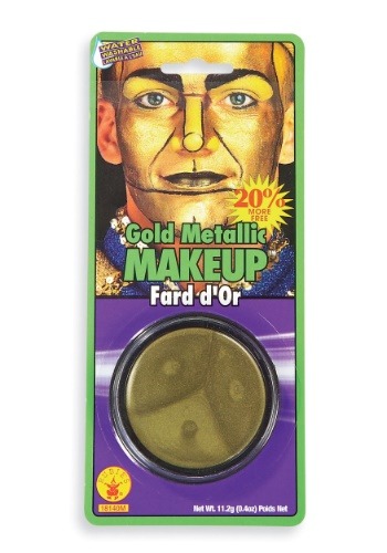 Click Here to buy Gold Metallic Face Makeup from HalloweenCostumes, CDN Funds & Shipping