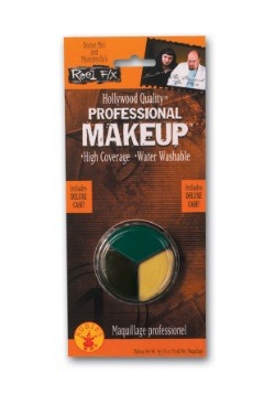 Green, Black, and Gold Makeup