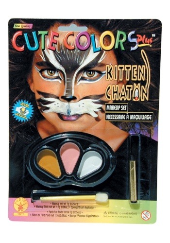 Click Here to buy Black Cat Makeup Set from HalloweenCostumes, CDN Funds & Shipping