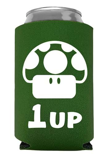 Click Here to buy 1 Up Extra Life Mushroom Can Cooler | Super Mario Bros. Accessory from HalloweenCostumes, CDN Funds & Shipping