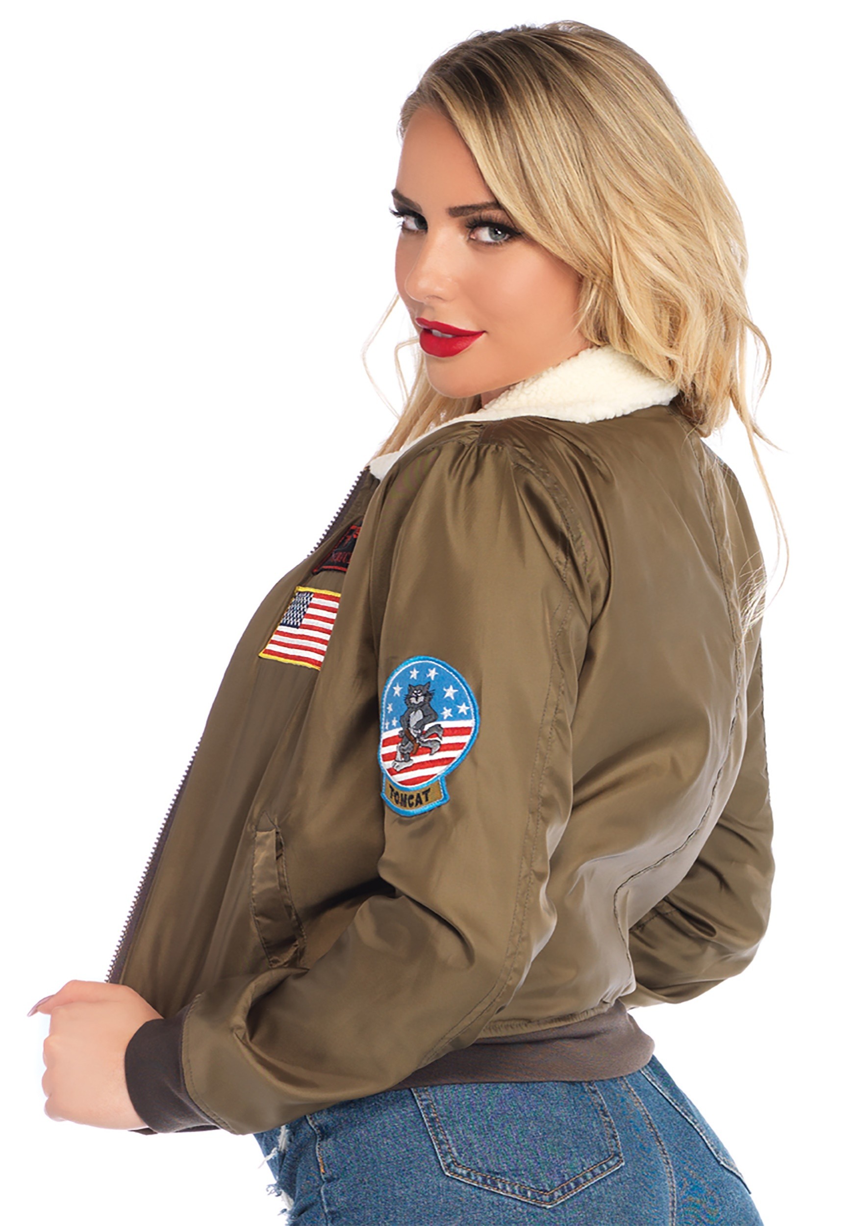 Top Gun Women's Bomber Costume Jacket