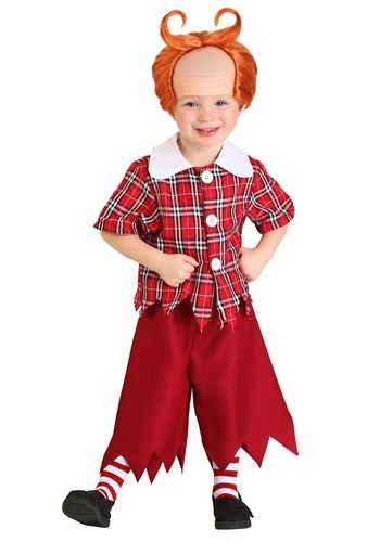 Click Here to buy Toddler Red Munchkin Costume from HalloweenCostumes, CDN Funds & Shipping