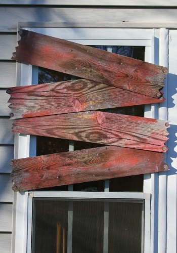 Haunted Window Boards - Blood Stains