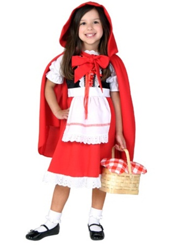 Click Here to buy Toddler Little Red Riding Hood Costume - Girls Riding Hood Costumes from HalloweenCostumes, CDN Funds & Shipping
