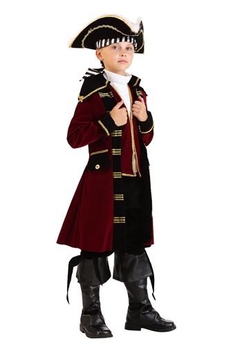 Click Here to buy Kids Deluxe Captain Hook Costume from HalloweenCostumes, CDN Funds & Shipping