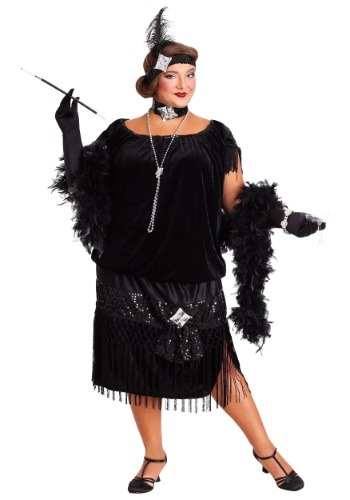 Mardi Gras Frisky Flapper Adult Costume — Costume Super Center