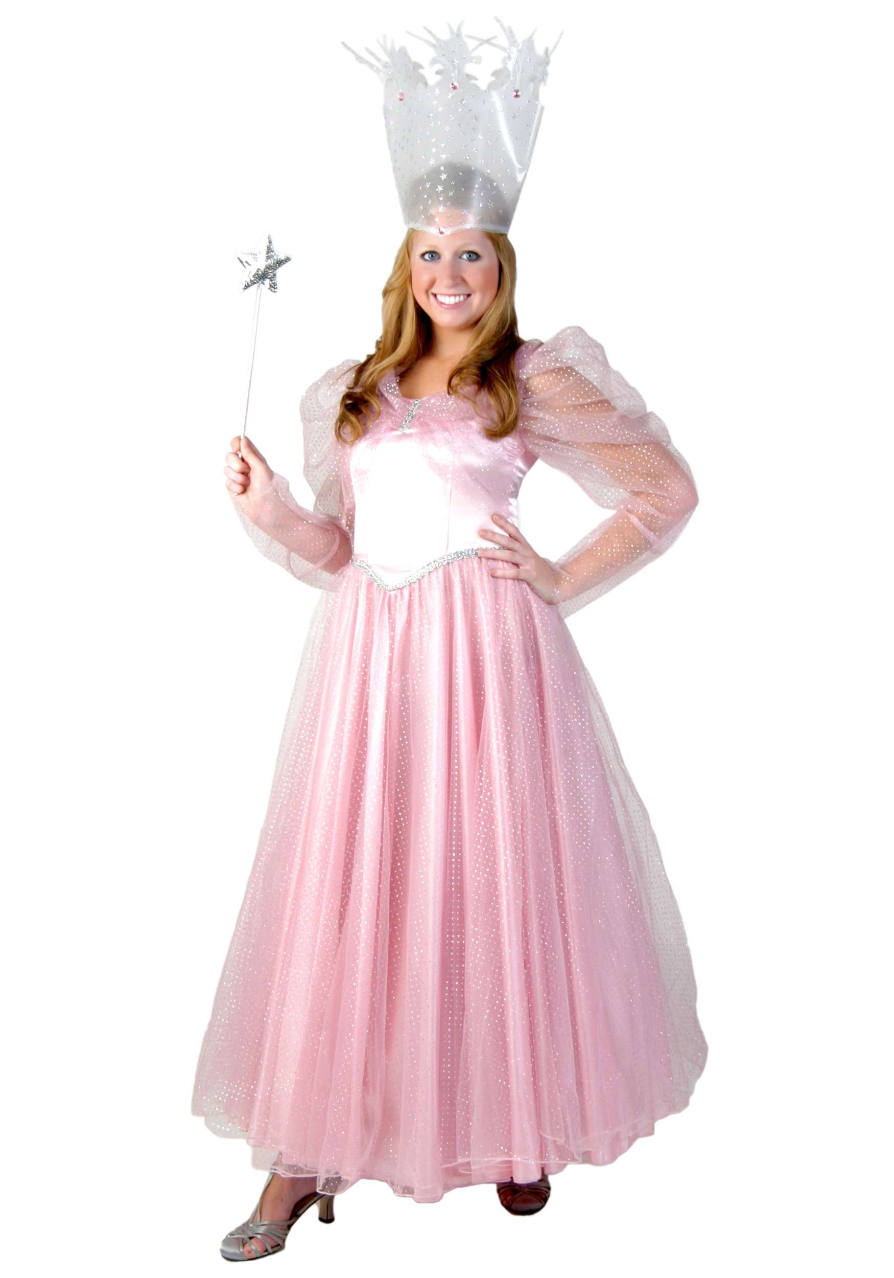 Glinda Good Witch Wig Wizard of Oz Fancy Dress Halloween Child Costume Acce...