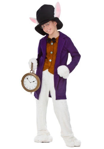 Click Here to buy White Rabbit Kids Costume from HalloweenCostumes, CDN Funds & Shipping