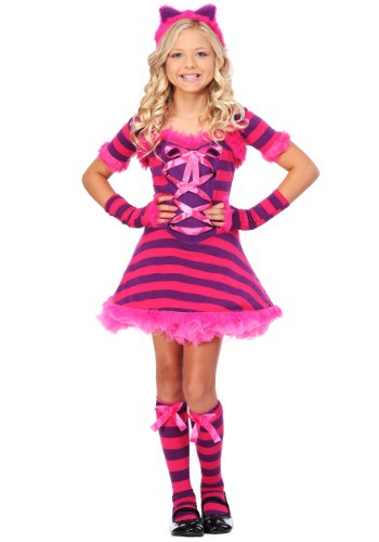 Click Here to buy Kids Sassy Wonderland Cat Costume from HalloweenCostumes, CDN Funds & Shipping