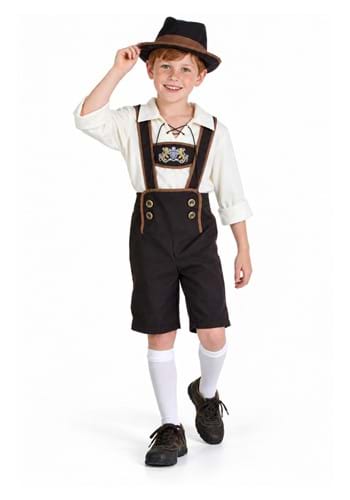 Boys German Lederhosen Costume New Main