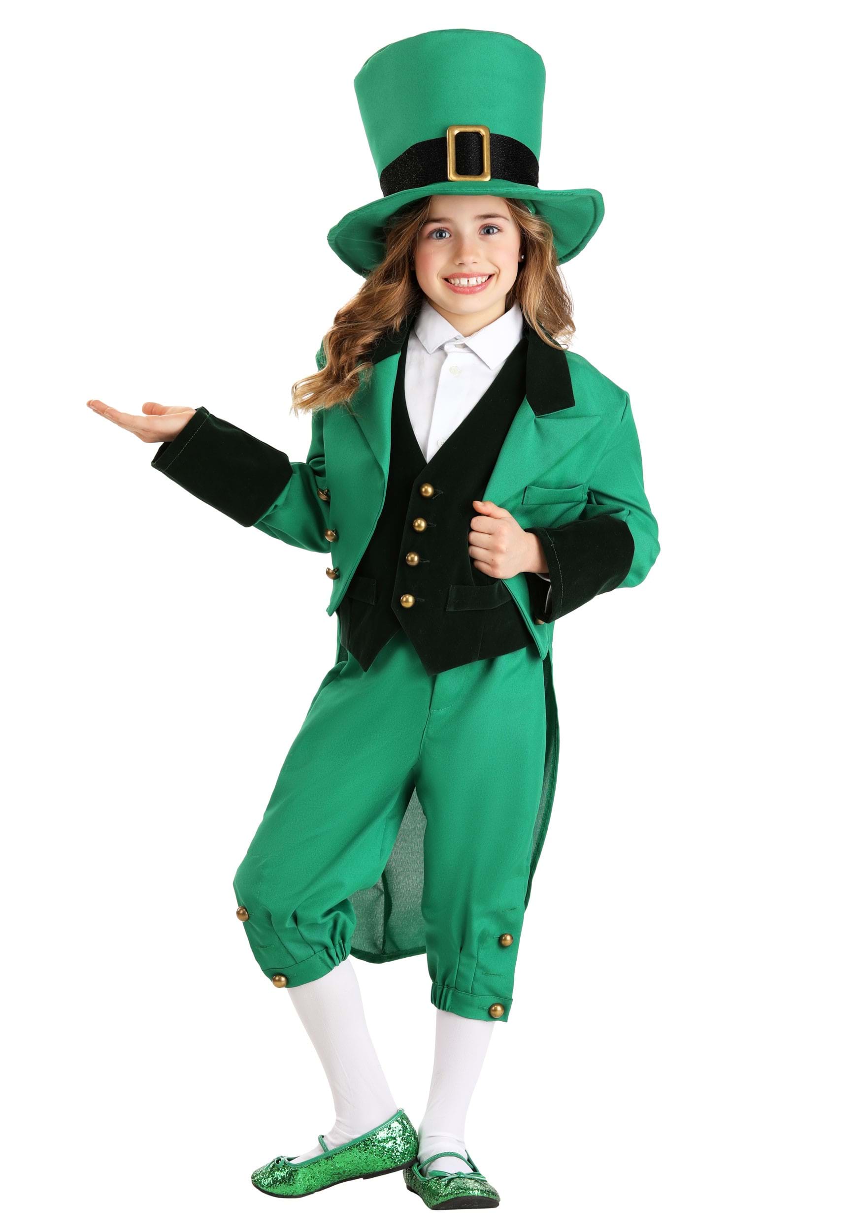 Child Green Leprechaun Costume | St. Patrick's Day Costumes
