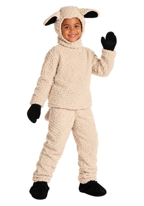 Woolly Sheep Costume for Kids New Main