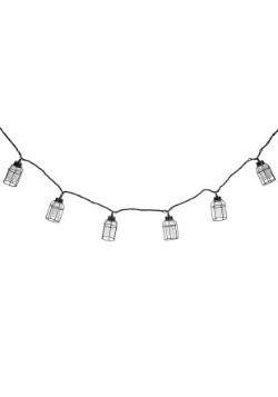Edison Bulb Iron Cage 10-Piece String Light Set