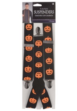 Black Pumpkin Suspenders