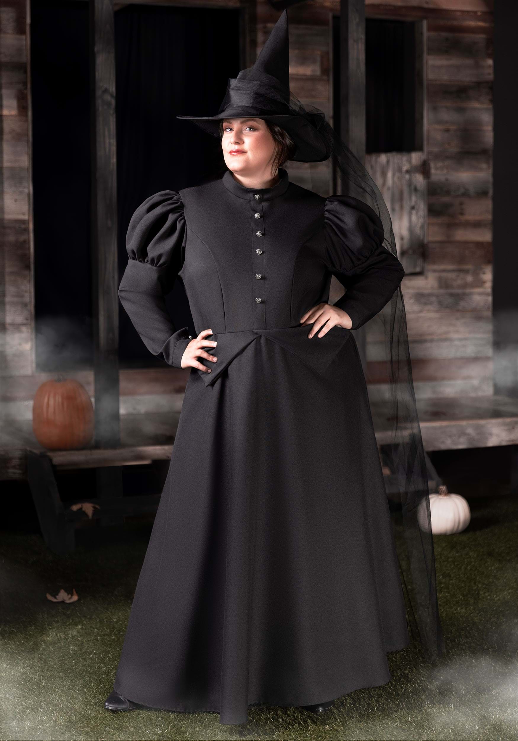 Women S Plus Size Witch Costume Dress Evil Witch Costume