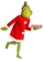 Child The Grinch Santa Deluxe Costume with Mask Alt 1
