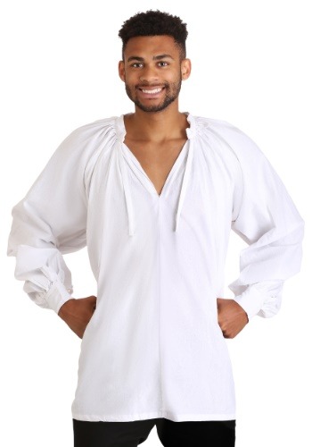Click Here to buy White Renaissance Peasant Shirt from HalloweenCostumes, CDN Funds & Shipping