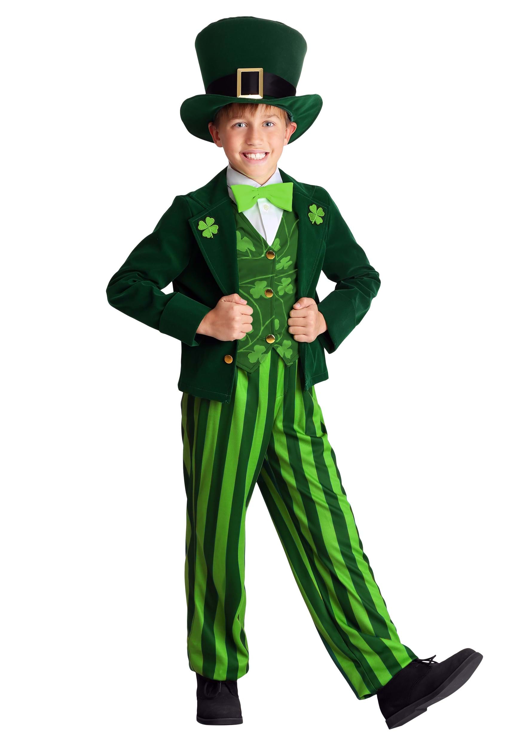 Clover Leprechaun Kid's Costume | St. Patrick's Day Costumes