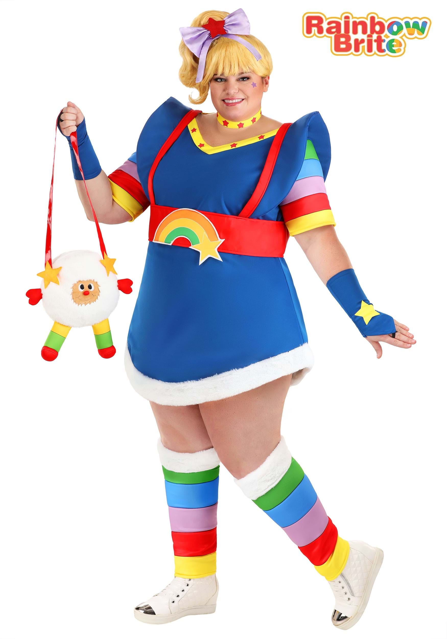 Plus Size Rainbow Brite Costume for Women
